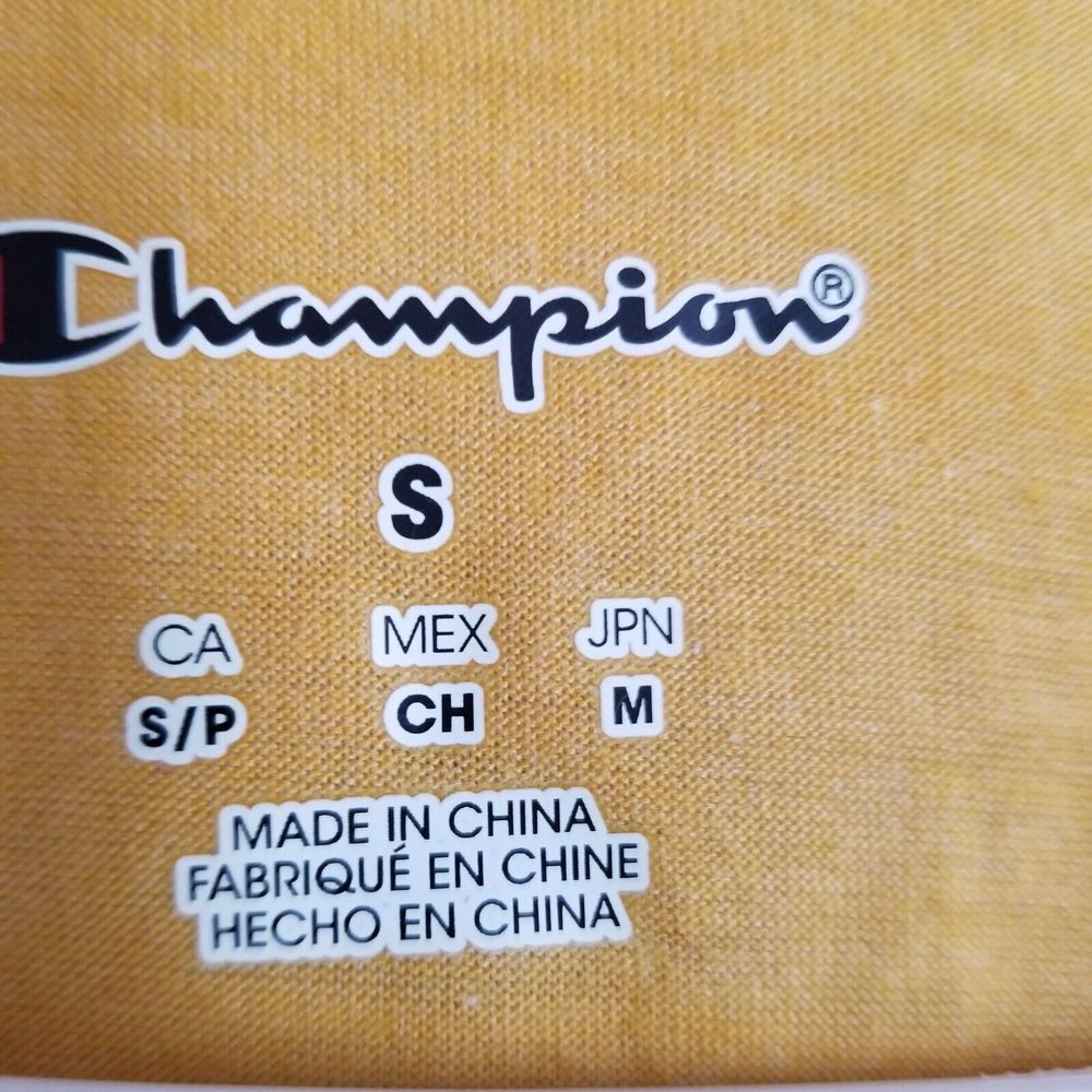 Champion Mizzou Tigers T Shirt Women Small Gold Short Sleeve V-Neck - Picture 6 of 10